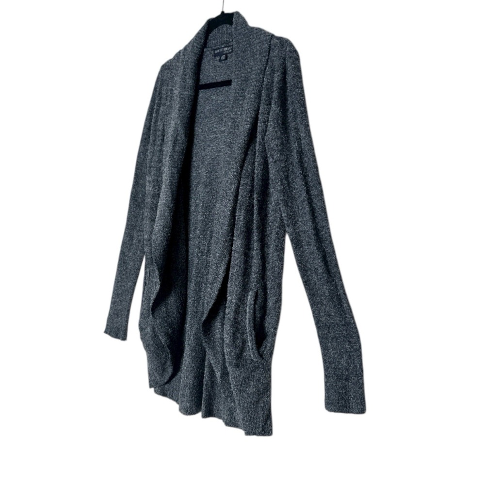 Barefoot Dreams Cardigan Top Women's XS/S Blue Cozy Outdoor Soft Stretch Pockets - Picture 7 of 8